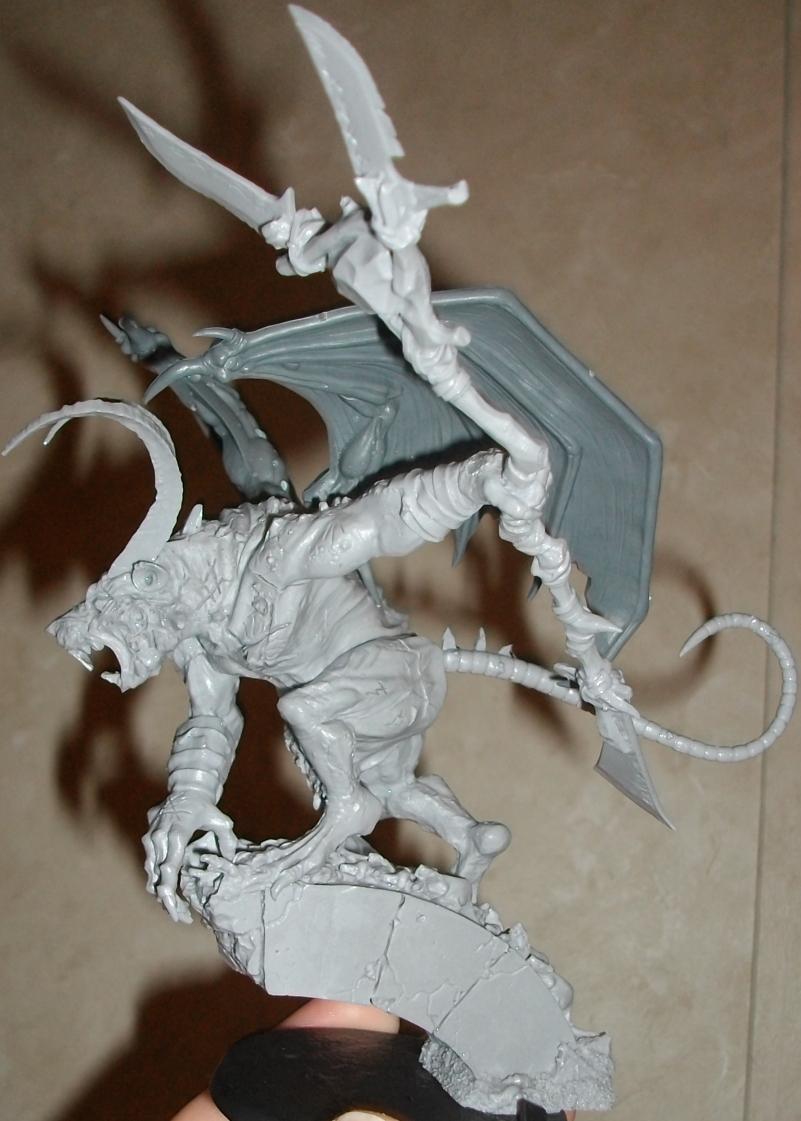 Apocalypse Chaos Chaos Daemons Conversion Daemon Prince Exalted Vermin Lord Rat Skaven 0125